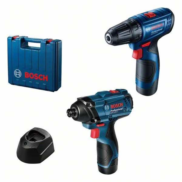 Комплект акумулаторни винтоверт GSR 120-LI + ударен гайковерт GDR 120-LI Bosch