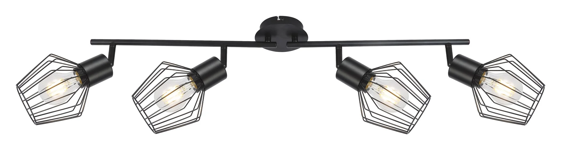 Спот Ziel Lighting SE-W009-4 E27 черен
