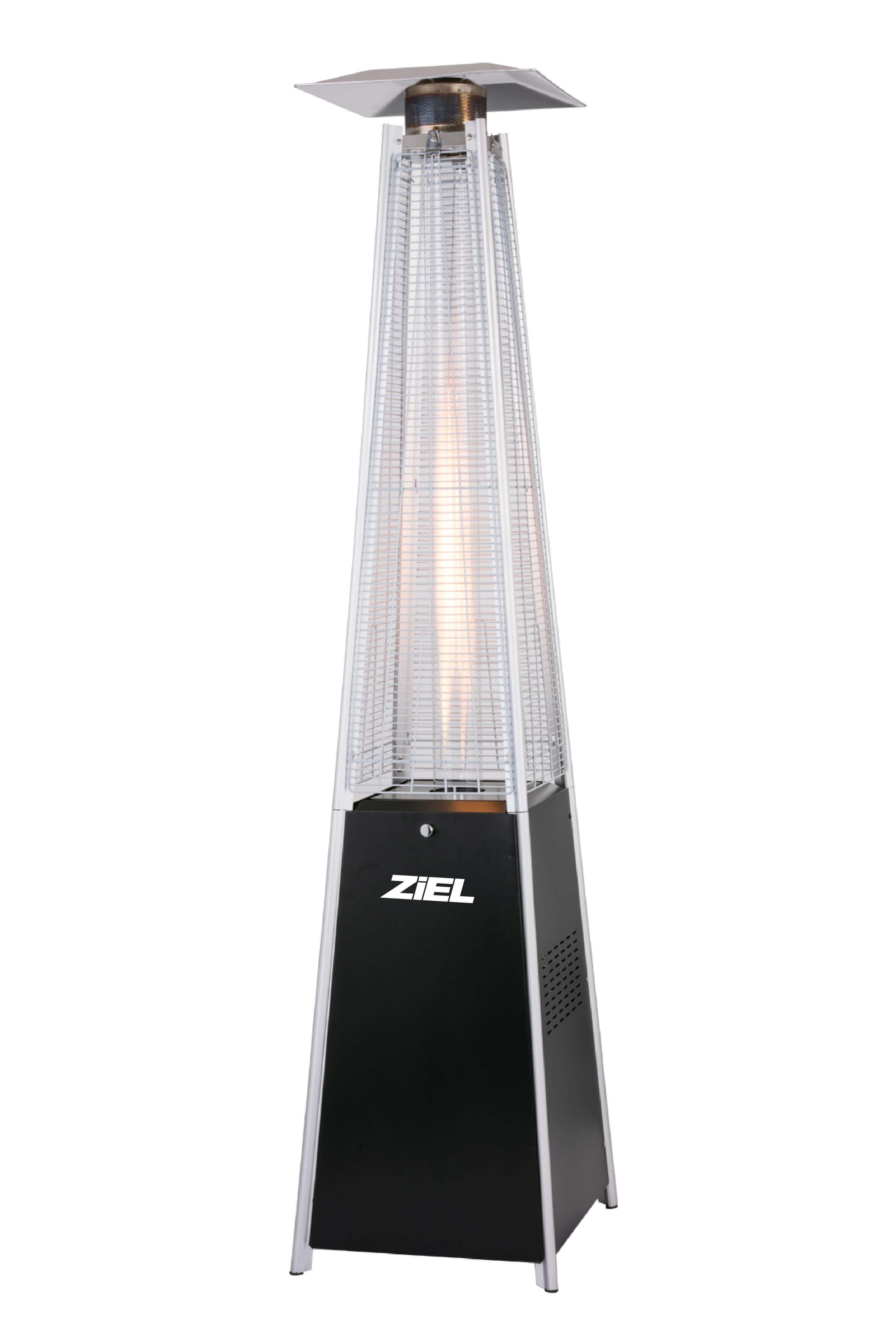 Газова печка пирамида Ziel LQ-701 Черна 13.5 kW