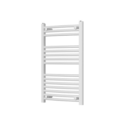 Стоманена лира за баня Cascada Oval 500/800мм 418W бяла