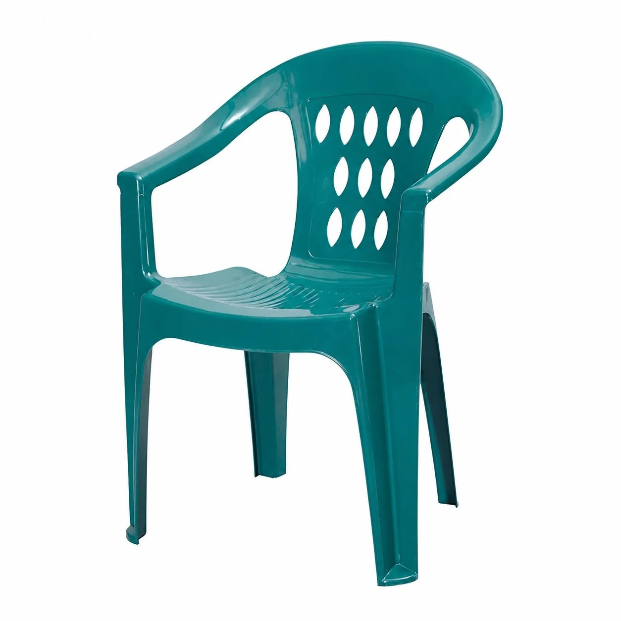 Градински PVC стол Prima Smeraldo GF144 / 55 х 53 х 76 см зелен