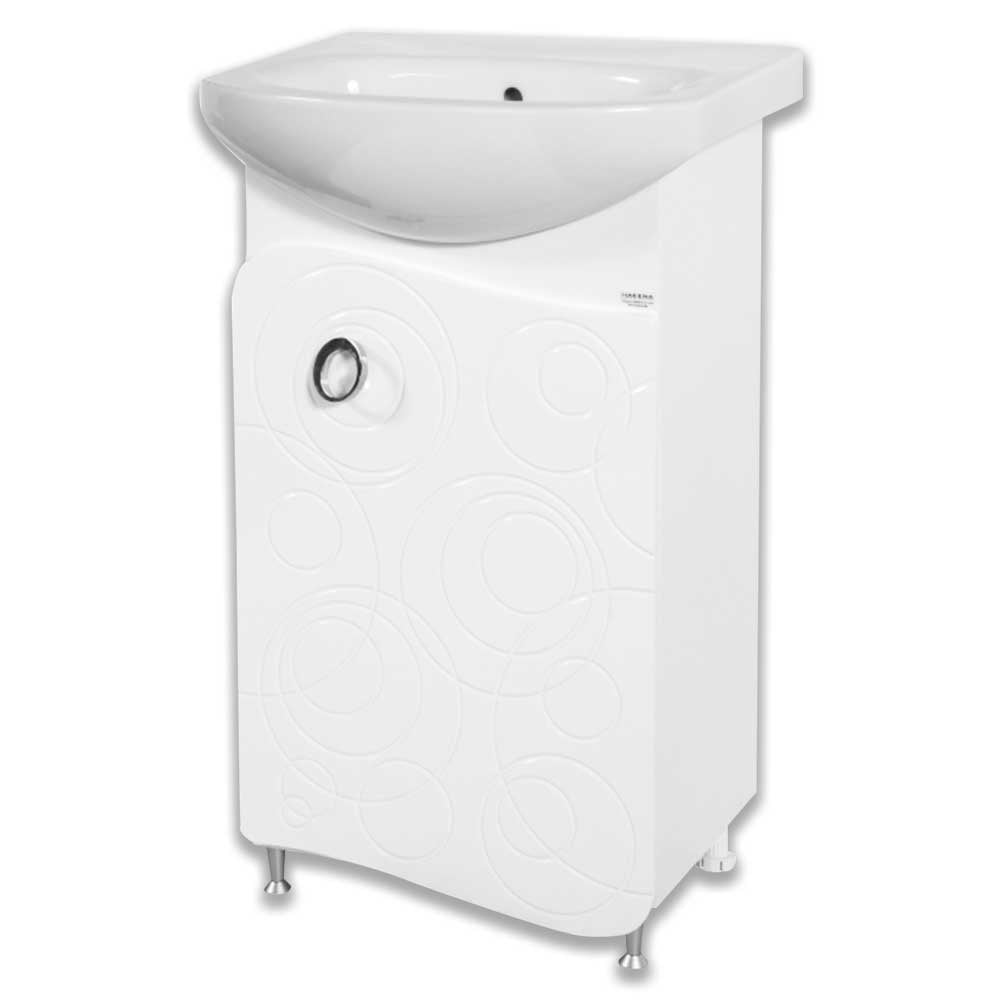 Долен шкаф за баня с мивка Макена Бъбъл