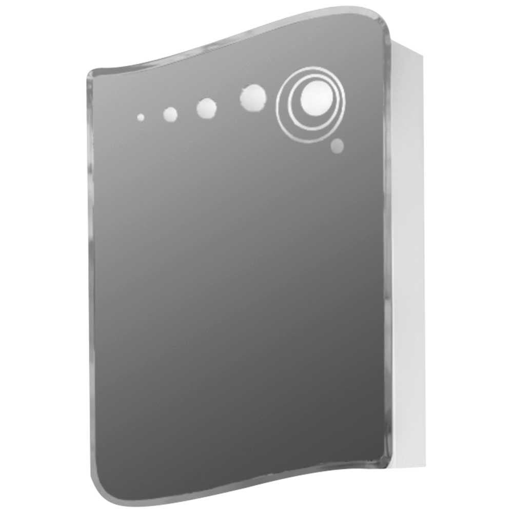 Горен шкаф за баня с огледало Макена Бъбъл